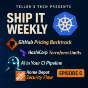 GitHub Runner Pricing Pause, Terraform Cloud Limits, and AI in CI — Ship It Weekly episode cover art