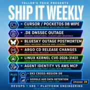 Cursor Deletes PocketOS Prod DB, .de DNSSEC Outage, Bluesky Postmortem, Argo CD, and Copy Fail — Ship It Weekly episode cover art